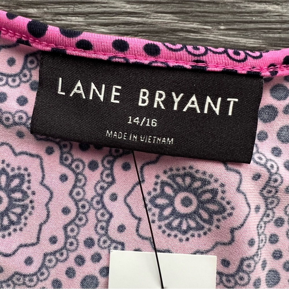 NWT Lane Bryant Surplice Kimono Sleeve Tie Waist Jumpsuit - Picture 8 of 10